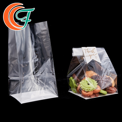 熱密封 食品保管 平底 OPP 梱包袋 方形 下部 OPP プラスチック袋